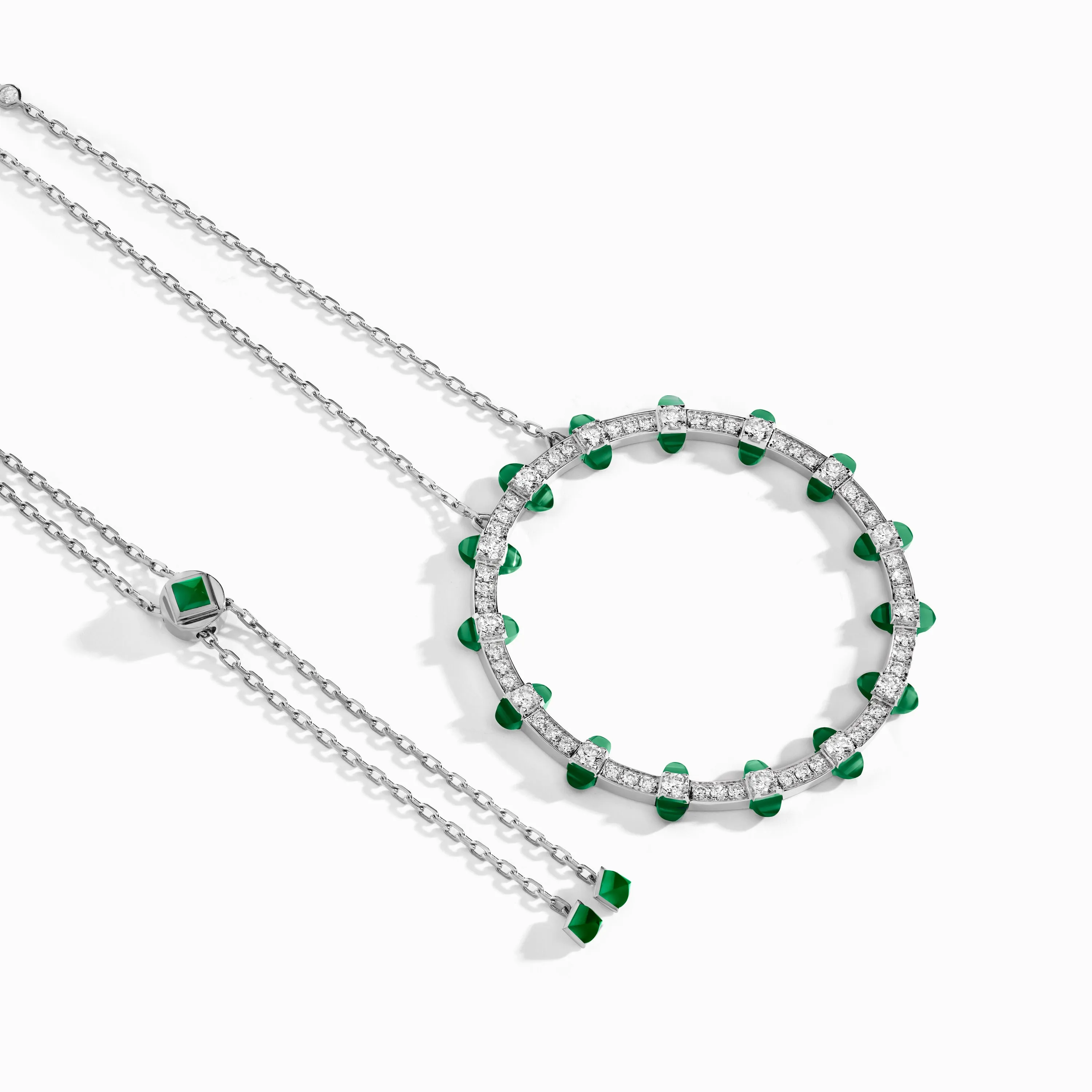 Tip-Top Diamond Halo Necklace