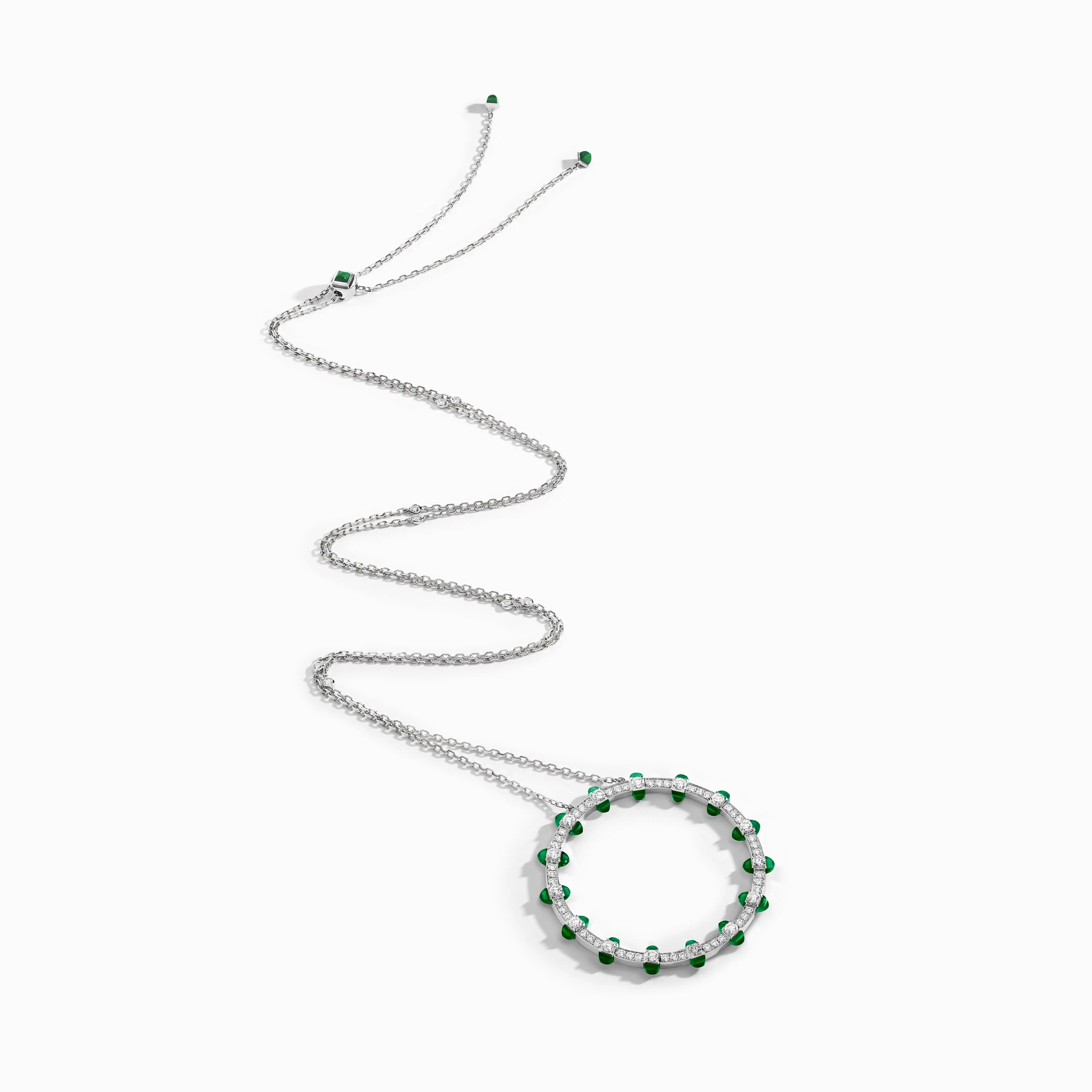 Tip-Top Diamond Halo Necklace