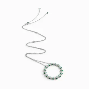 Tip-Top Diamond Halo Necklace