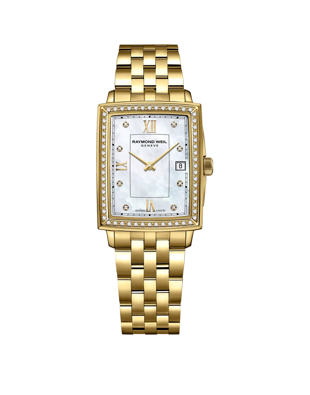 Toccata Ladies Gold Diamond Quartz Mother of Pearl Dial Watch
