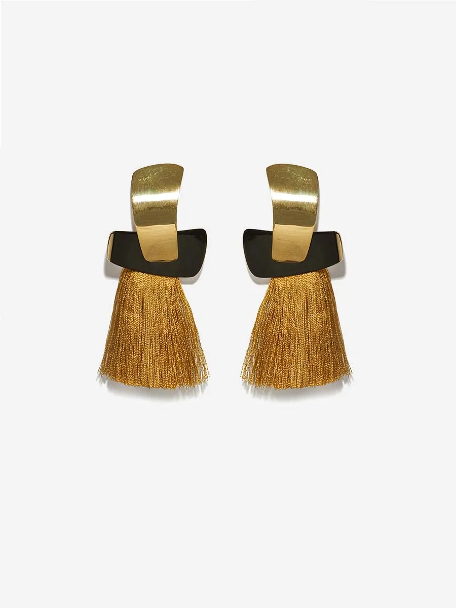 totem tassel earrings