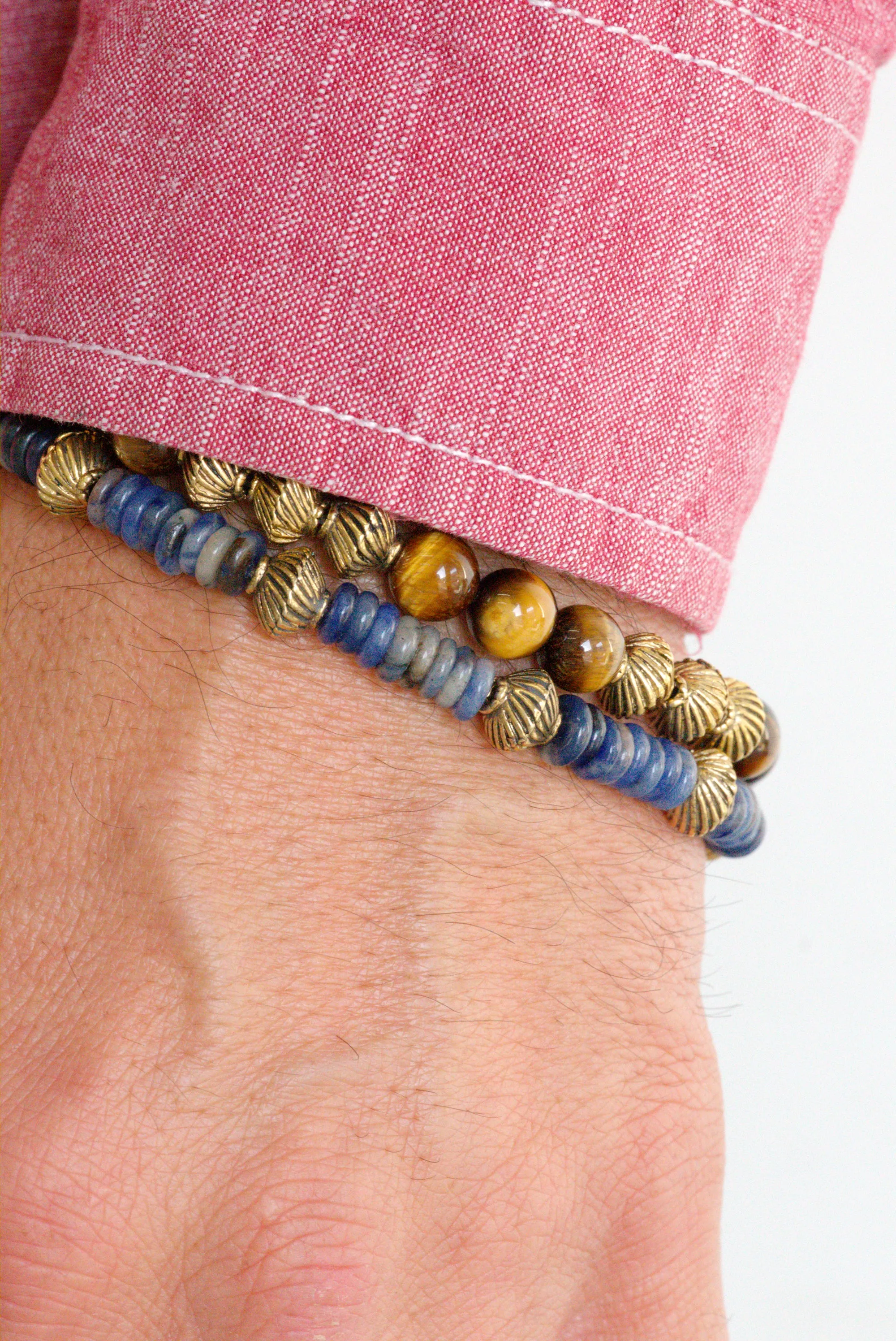 Tranquility stone bracelet set