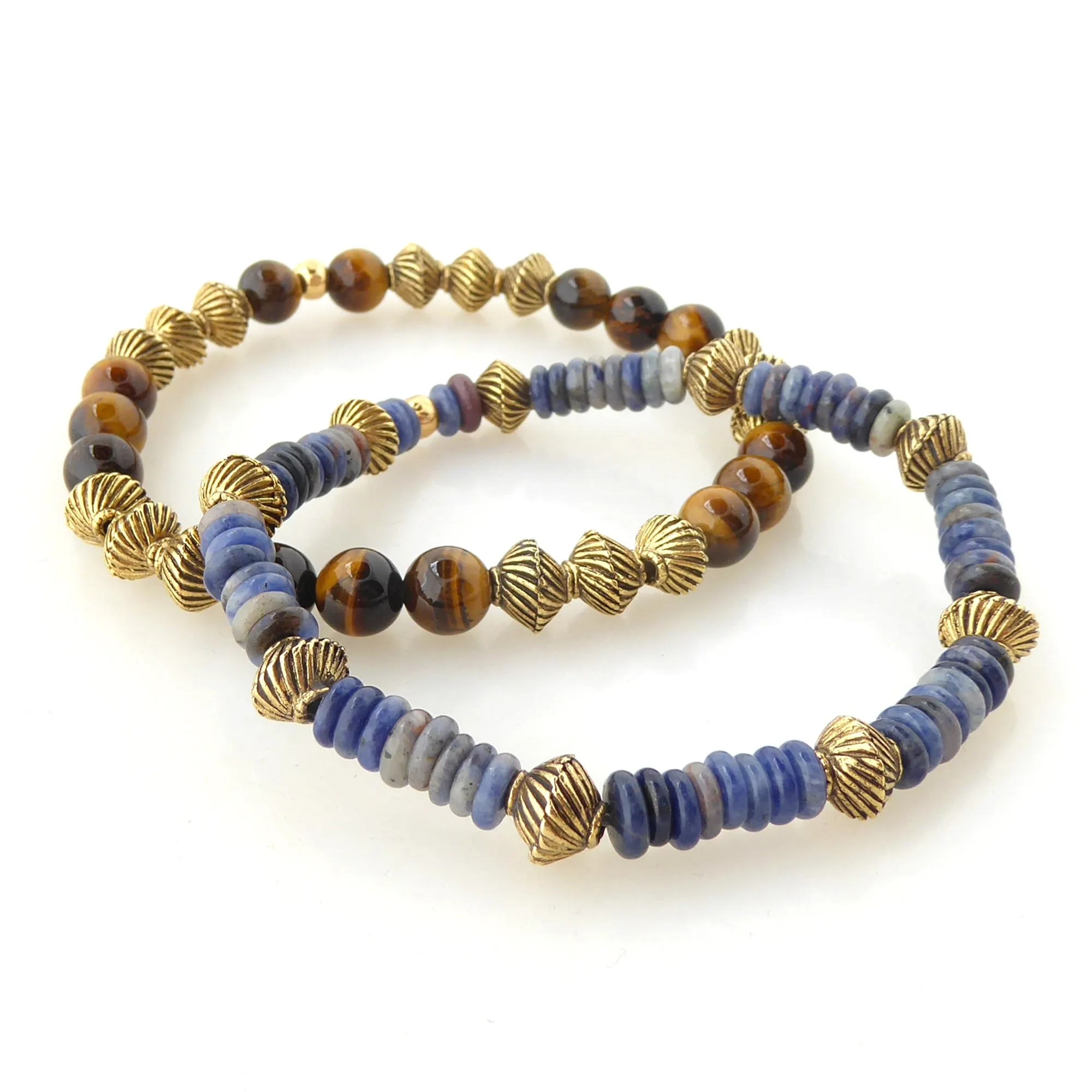 Tranquility stone bracelet set