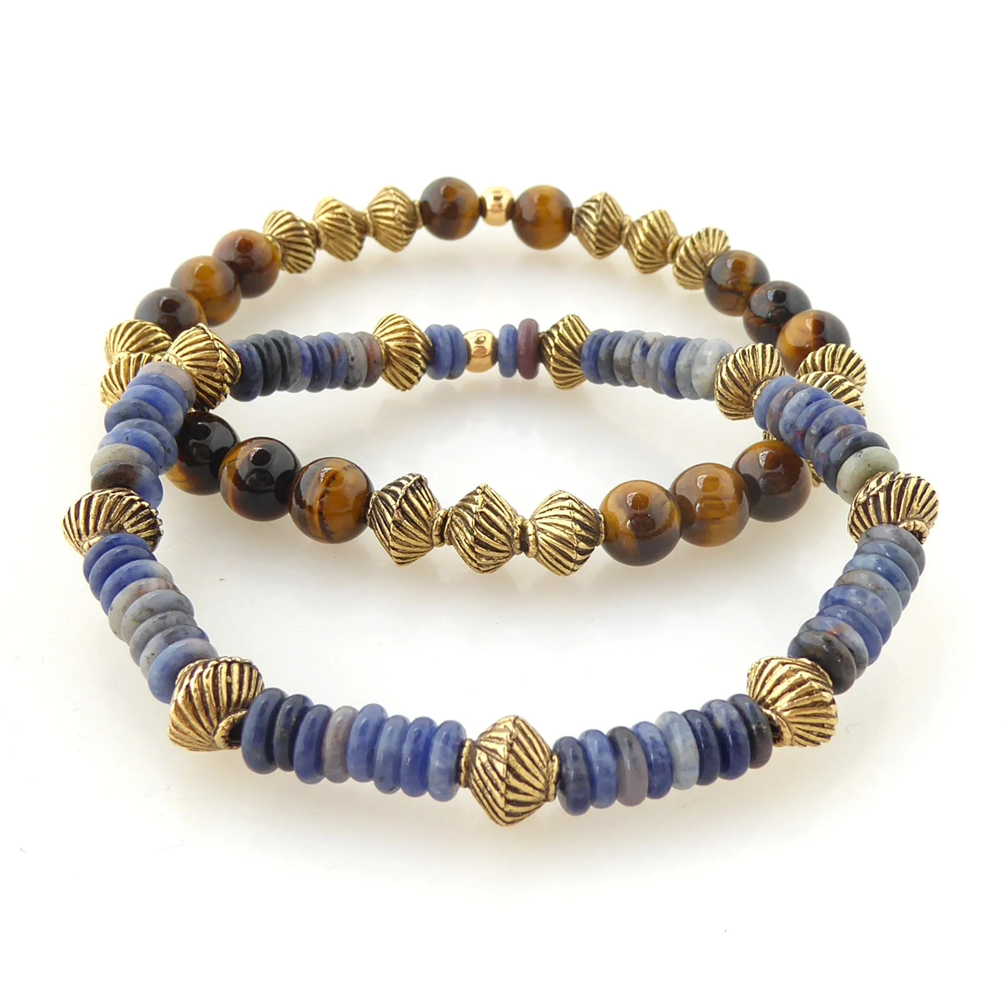 Tranquility stone bracelet set