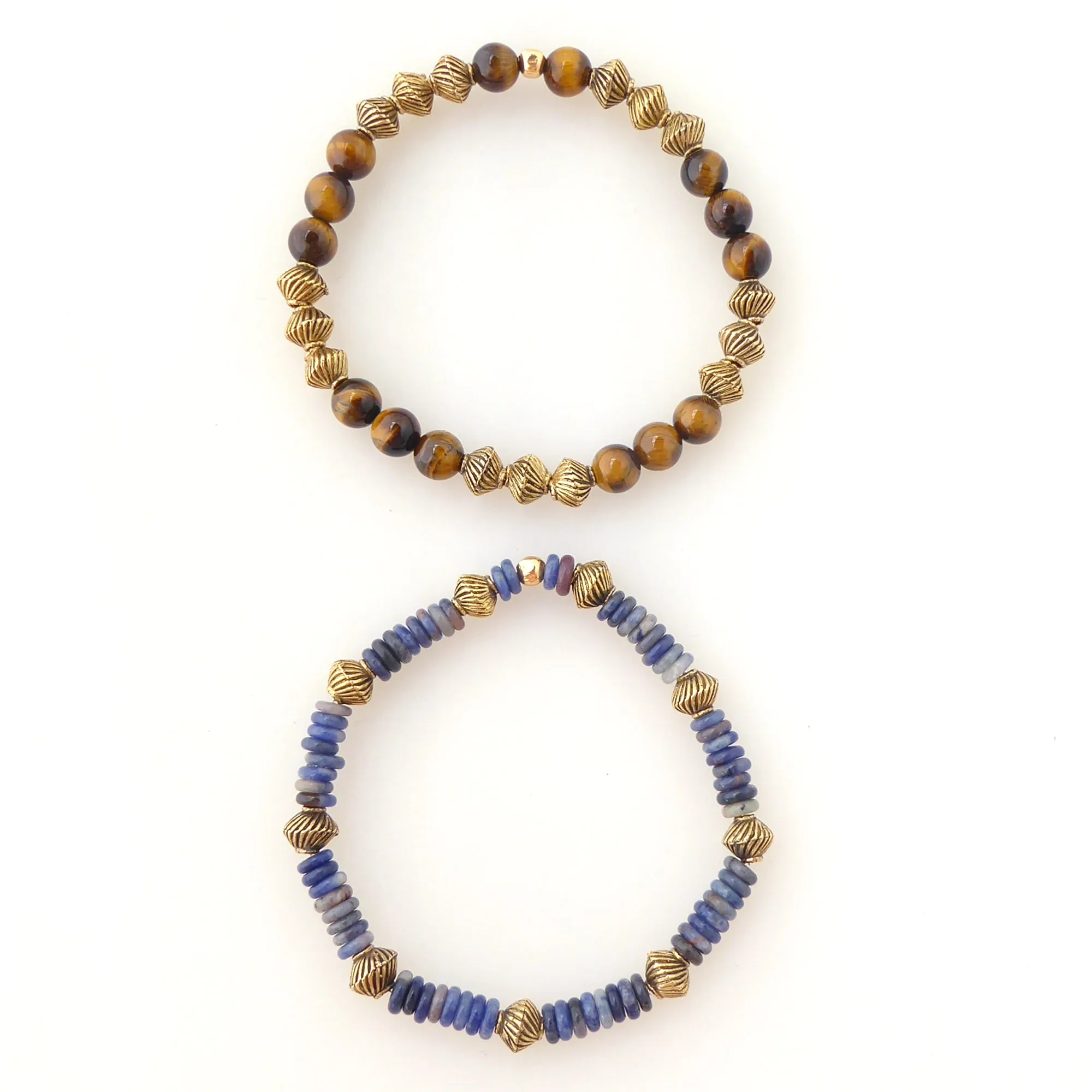 Tranquility stone bracelet set