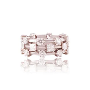 Trifecta Spaced Ring Set