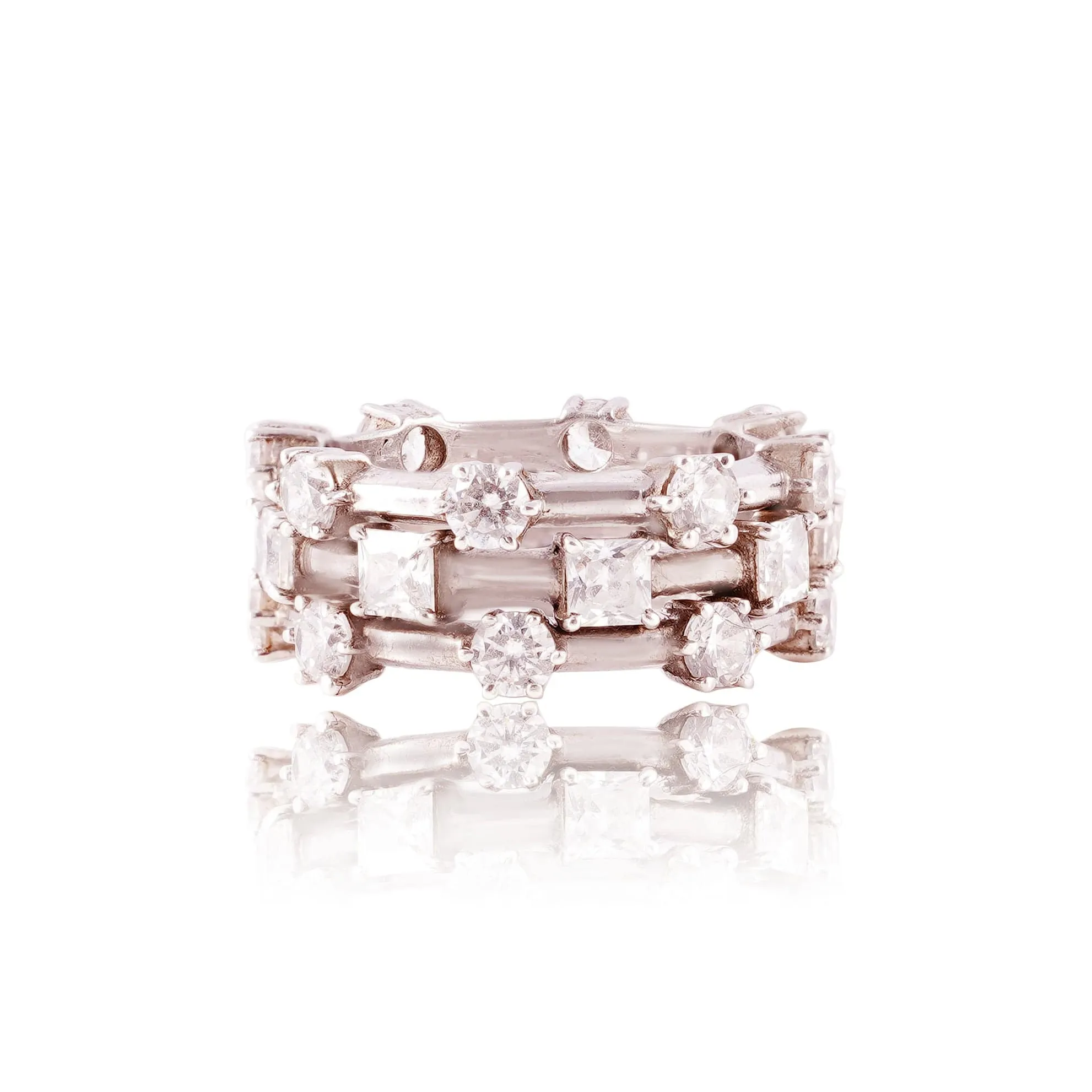 Trifecta Spaced Ring Set