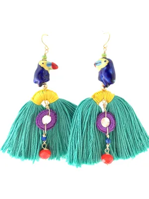 Tropical tassel green