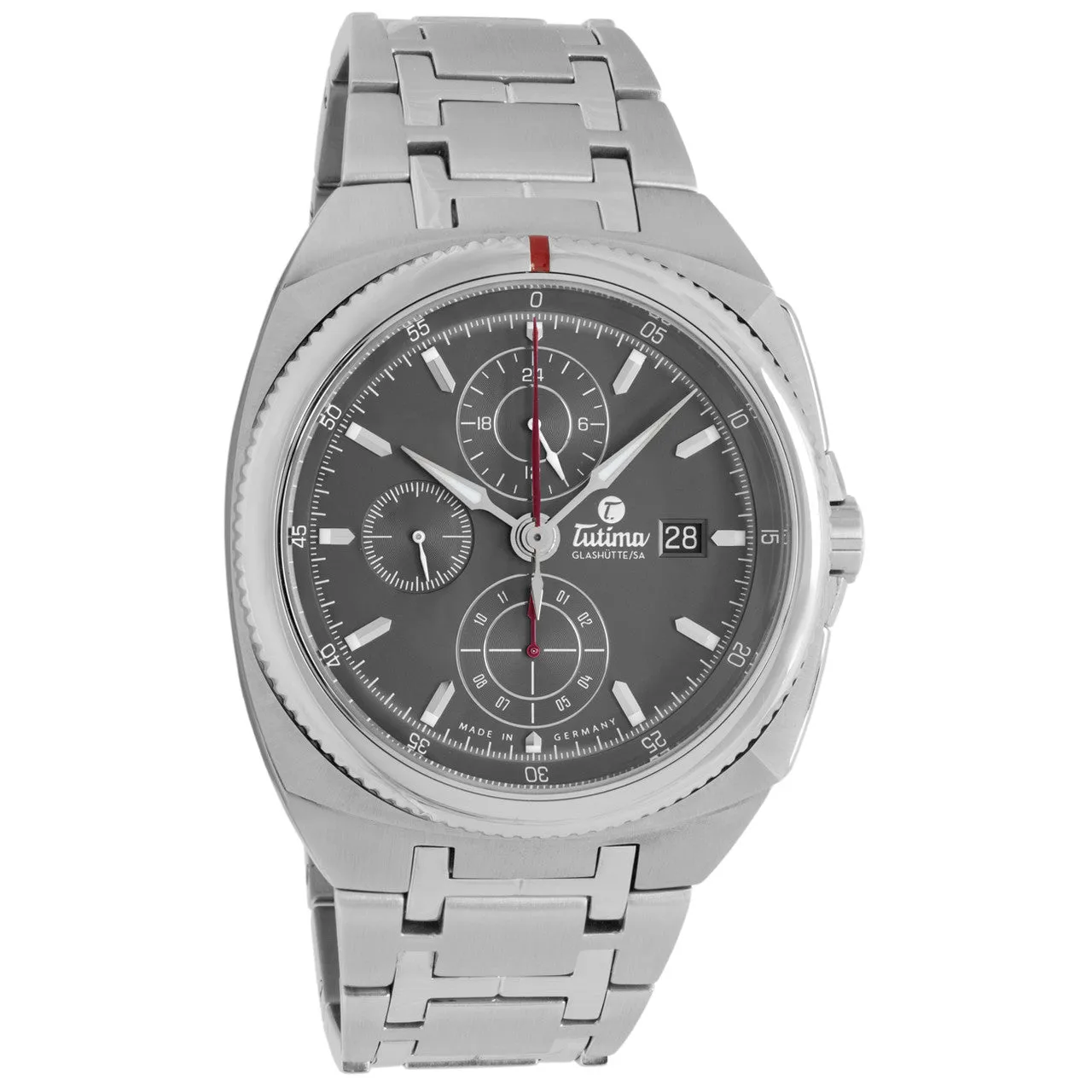 Tutima Stainless Steel Saxon One Chronograph 6420-01