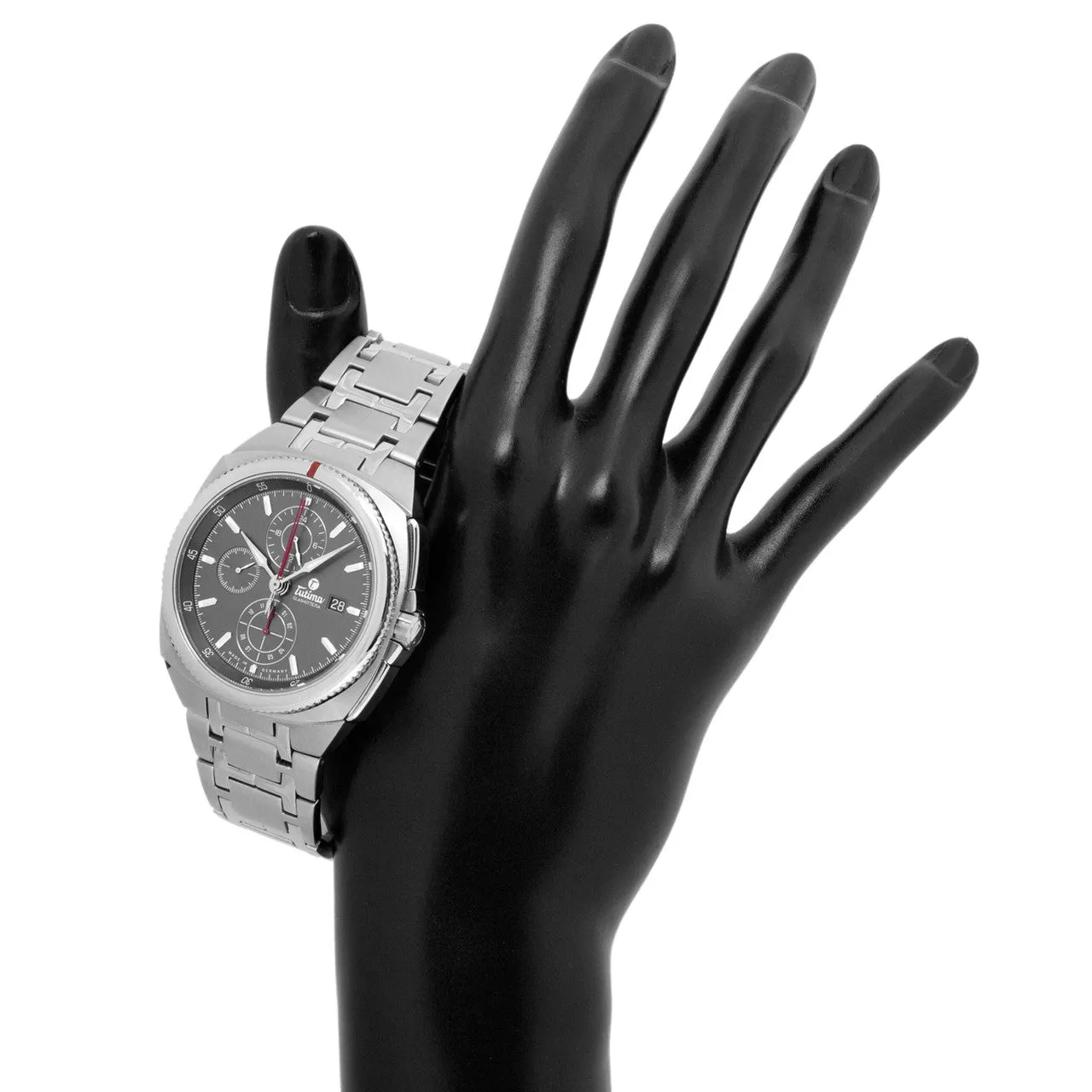 Tutima Stainless Steel Saxon One Chronograph 6420-01