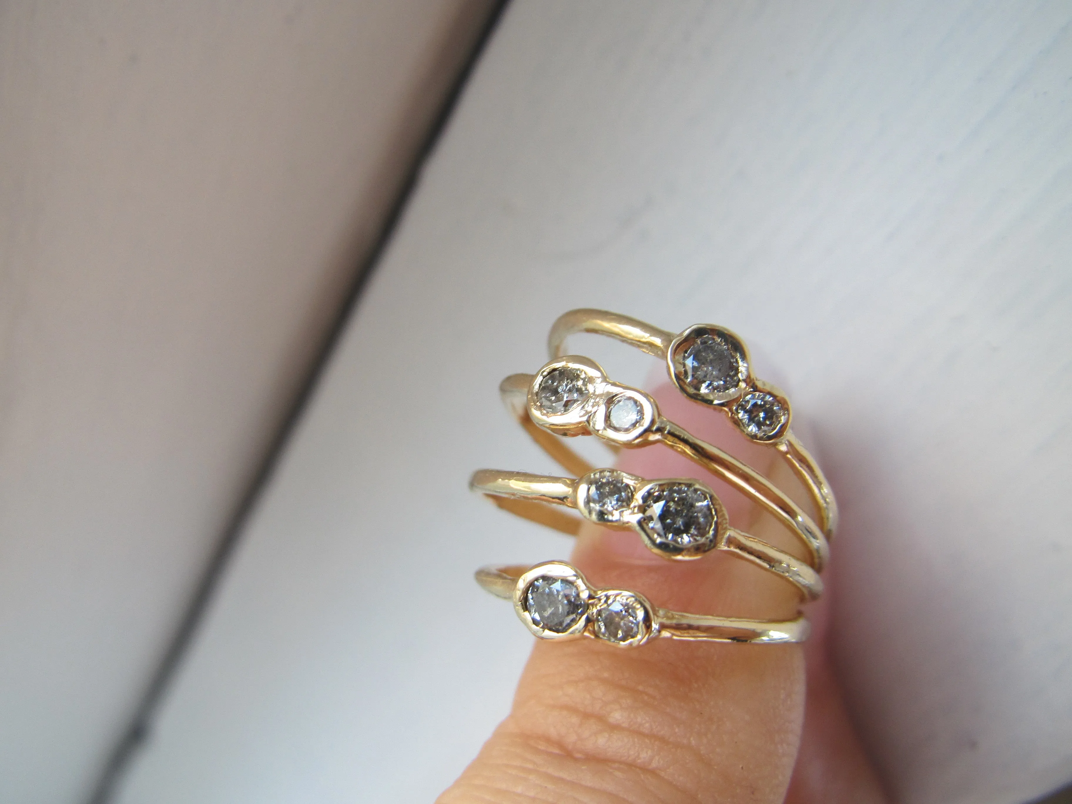 Twin Star Ring