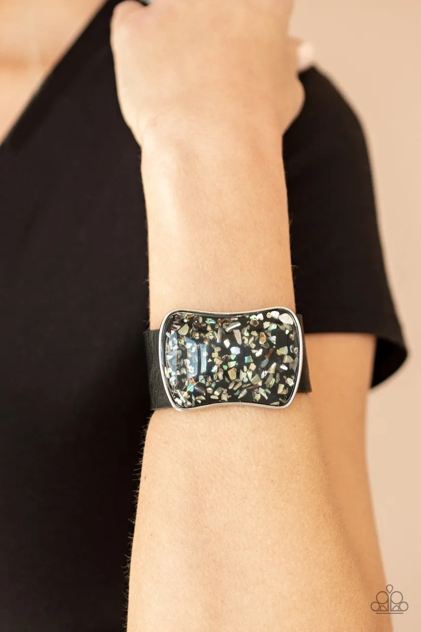 Twinkle Twinkle Little ROCK STAR Black Paparazzi Bracelet