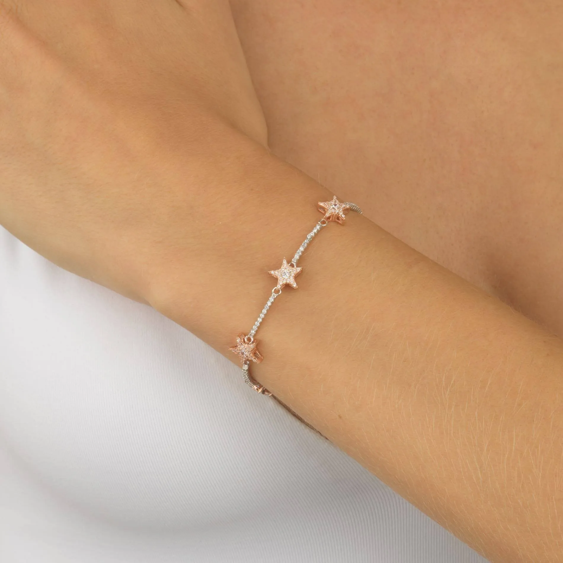 Two-Tone Starz Bracelet