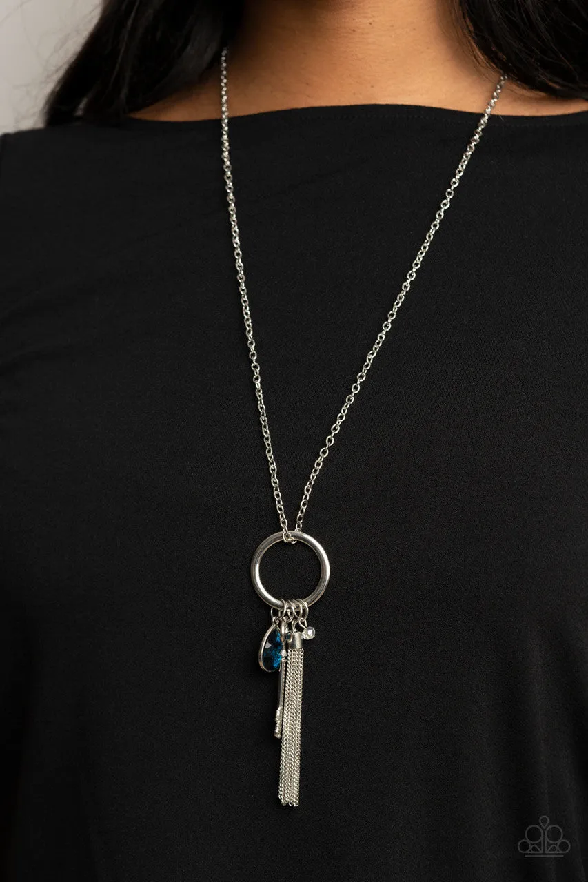 Unlock Your Sparkle Blue Paparazzi Necklace