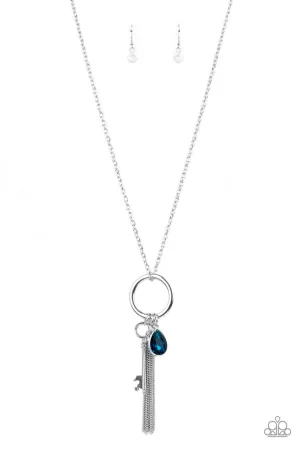 Unlock Your Sparkle Blue Paparazzi Necklace