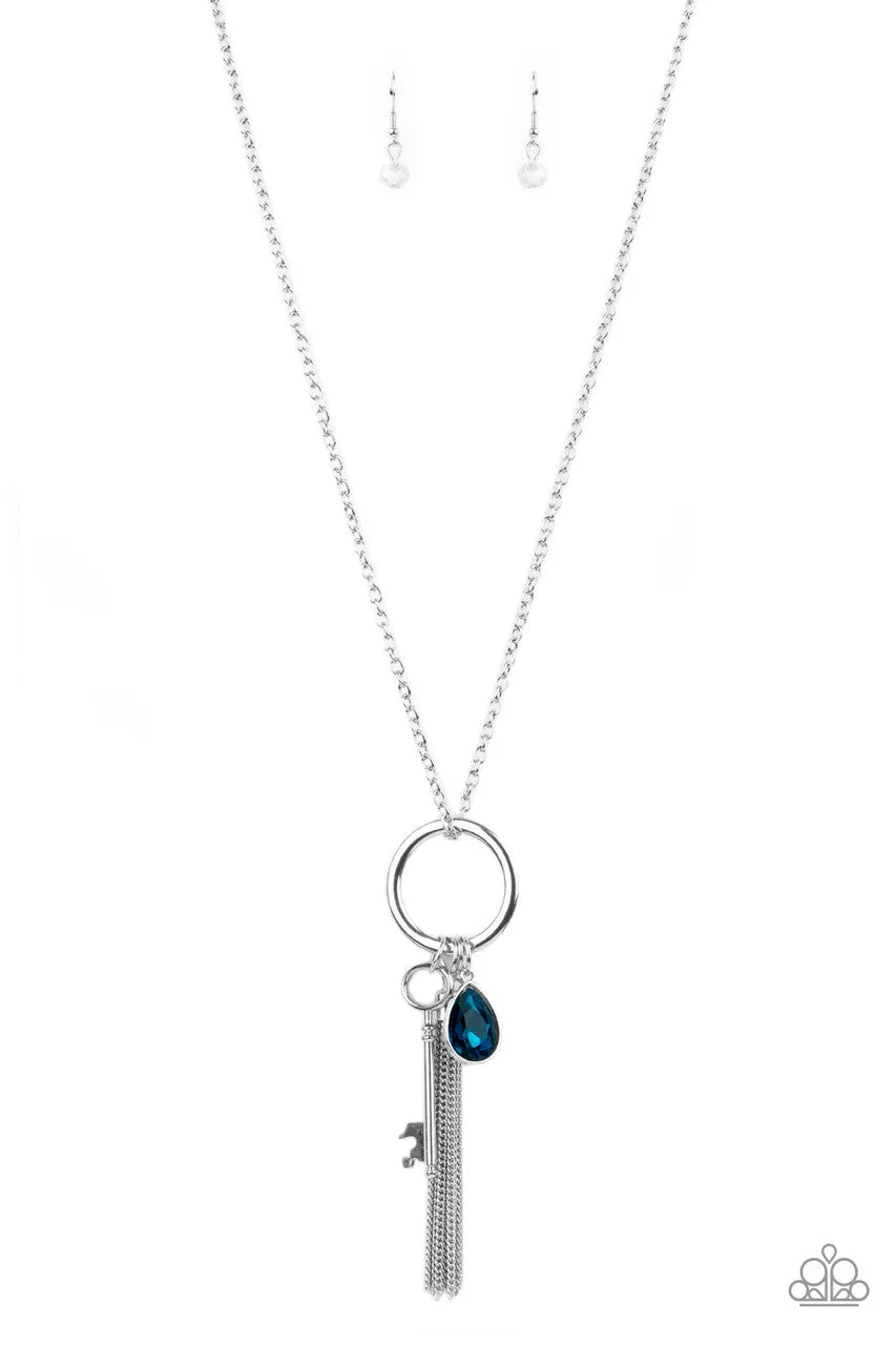 Unlock Your Sparkle Blue Paparazzi Necklace