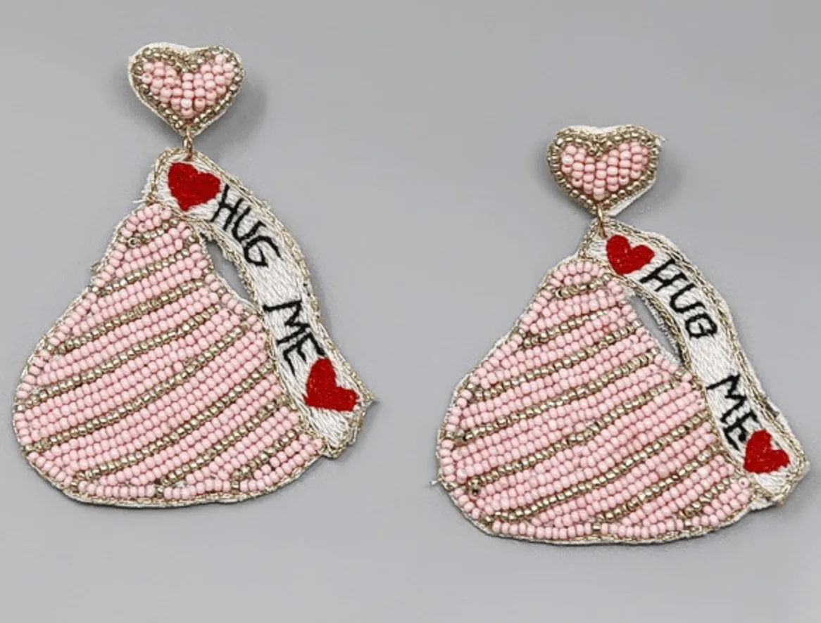 Various Valentines Day Beaded Earrings