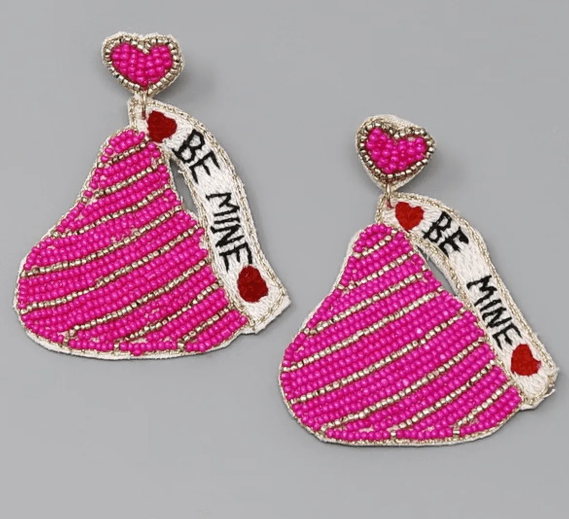 Various Valentines Day Beaded Earrings