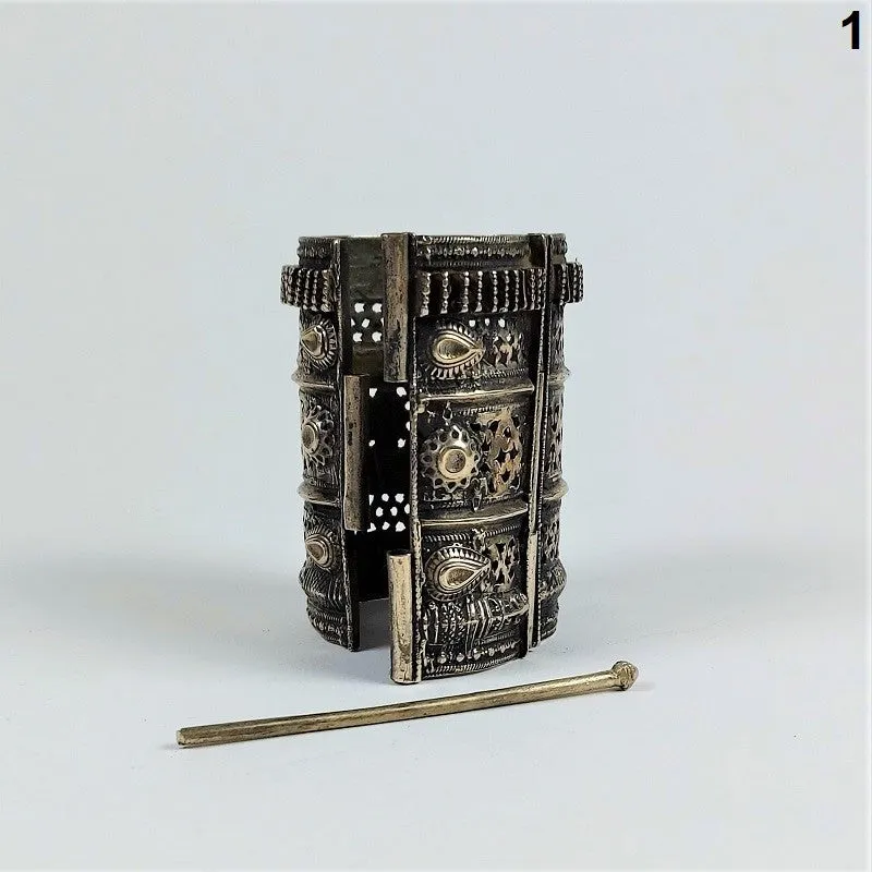 Vintage Afghan cuff bracelet
