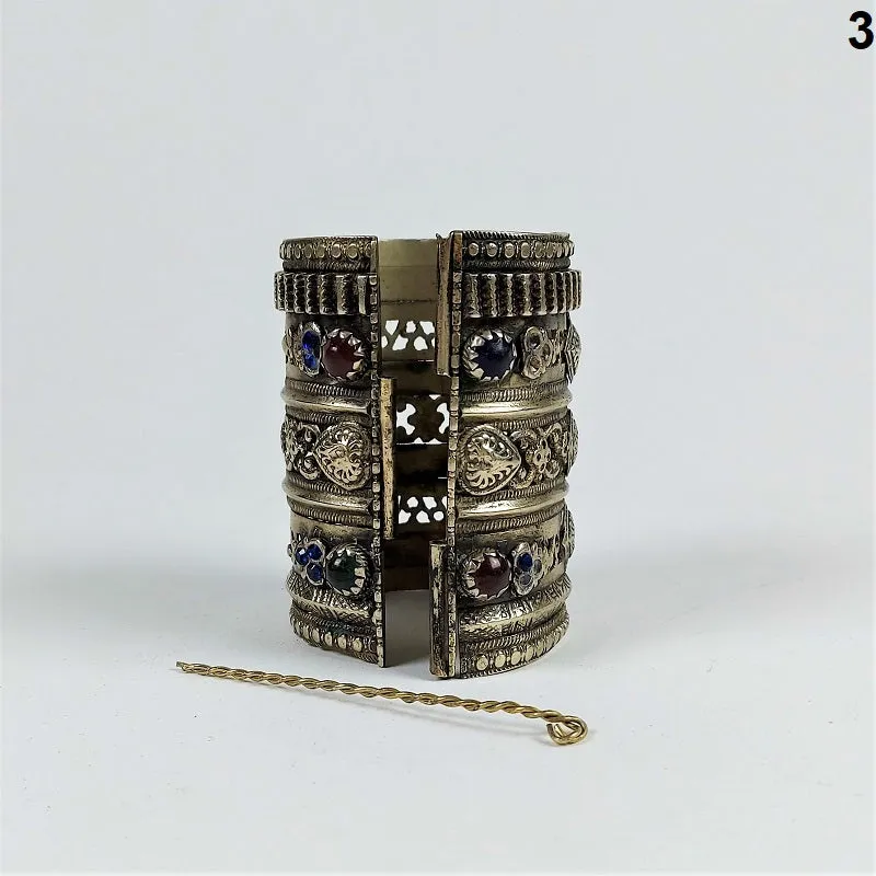 Vintage Afghan cuff bracelet