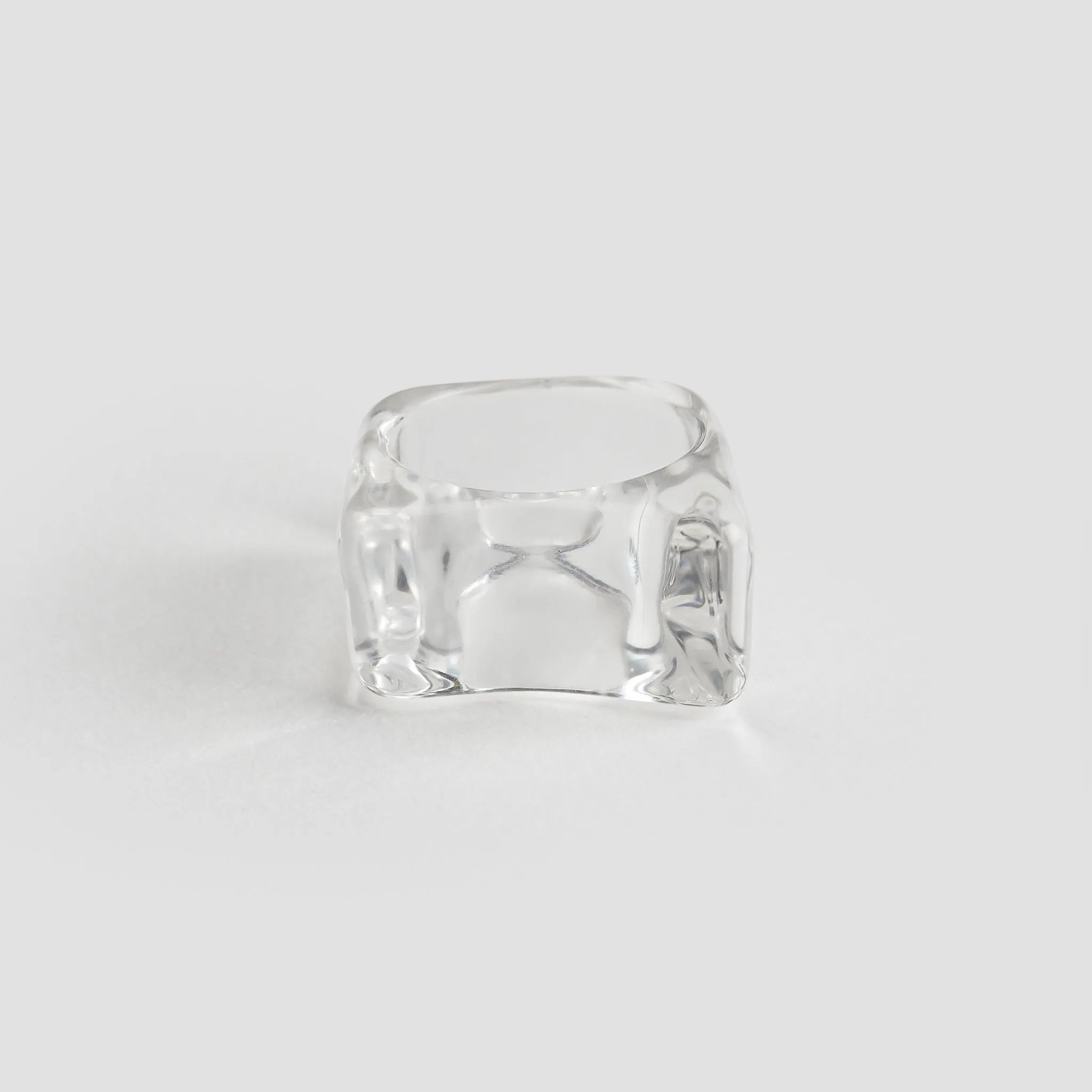 Vintage Clear Resin Ring