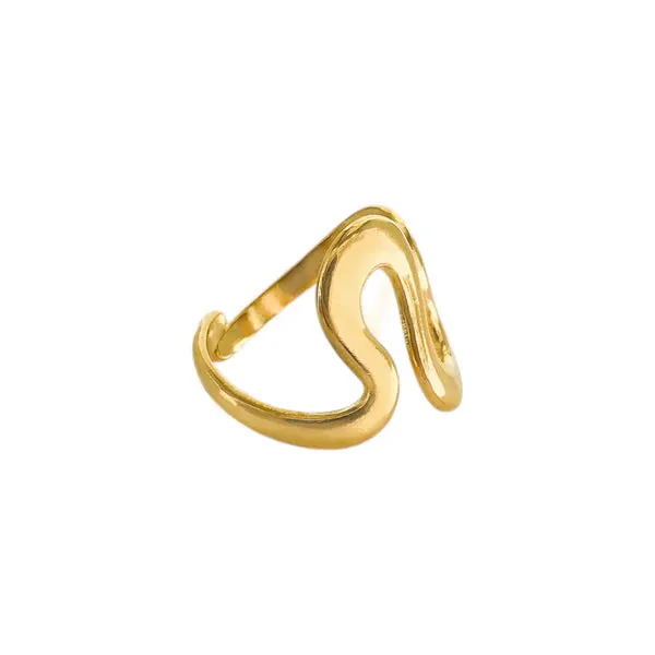 Water Resistant Squiggle Ring