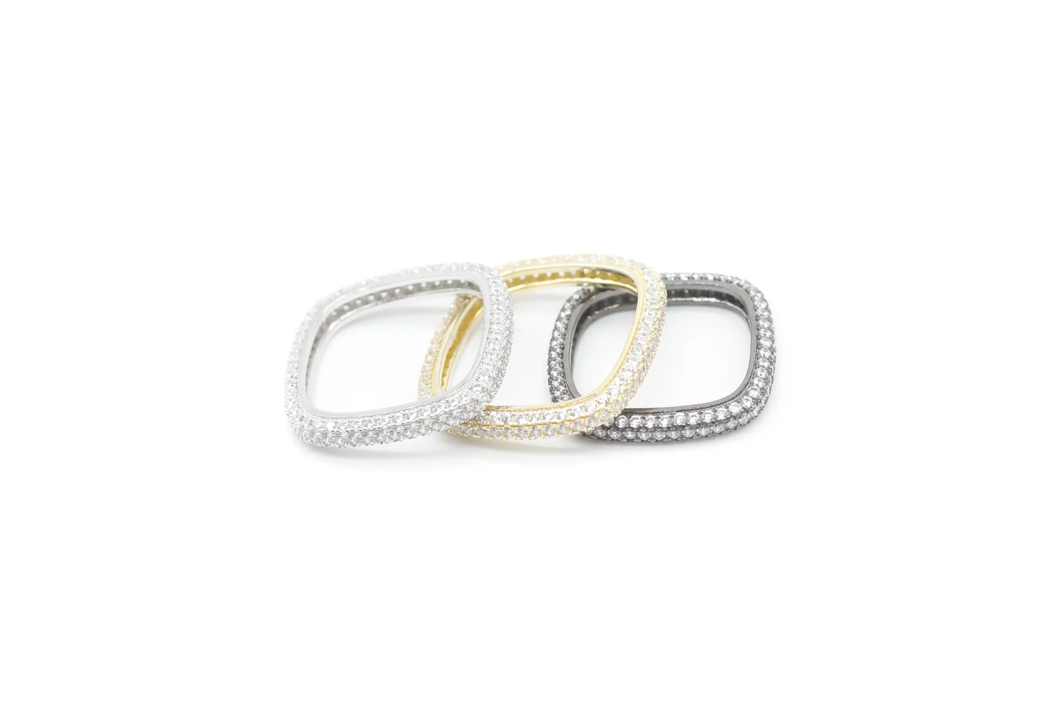 Whitney Stacker Rings (Black)