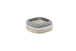 Whitney Stacker Rings (Black)