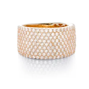 WIDE BAND, ROSE GOLD
