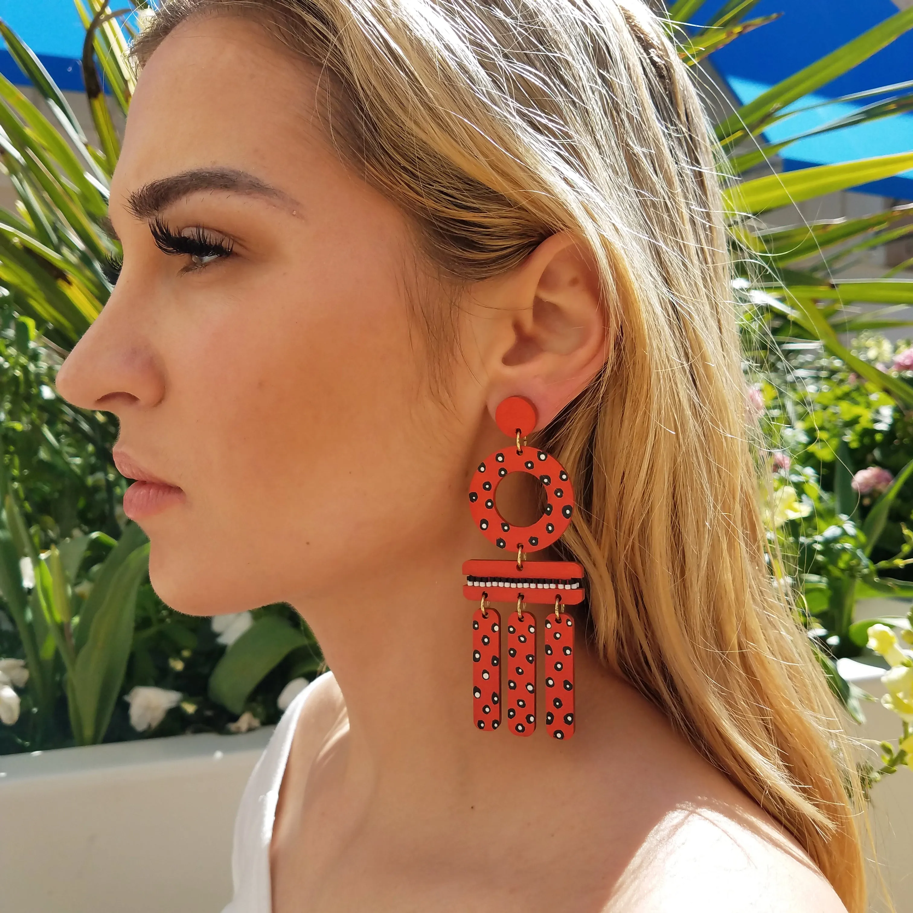 WIND CHIME EARRINGS | PAPAYA
