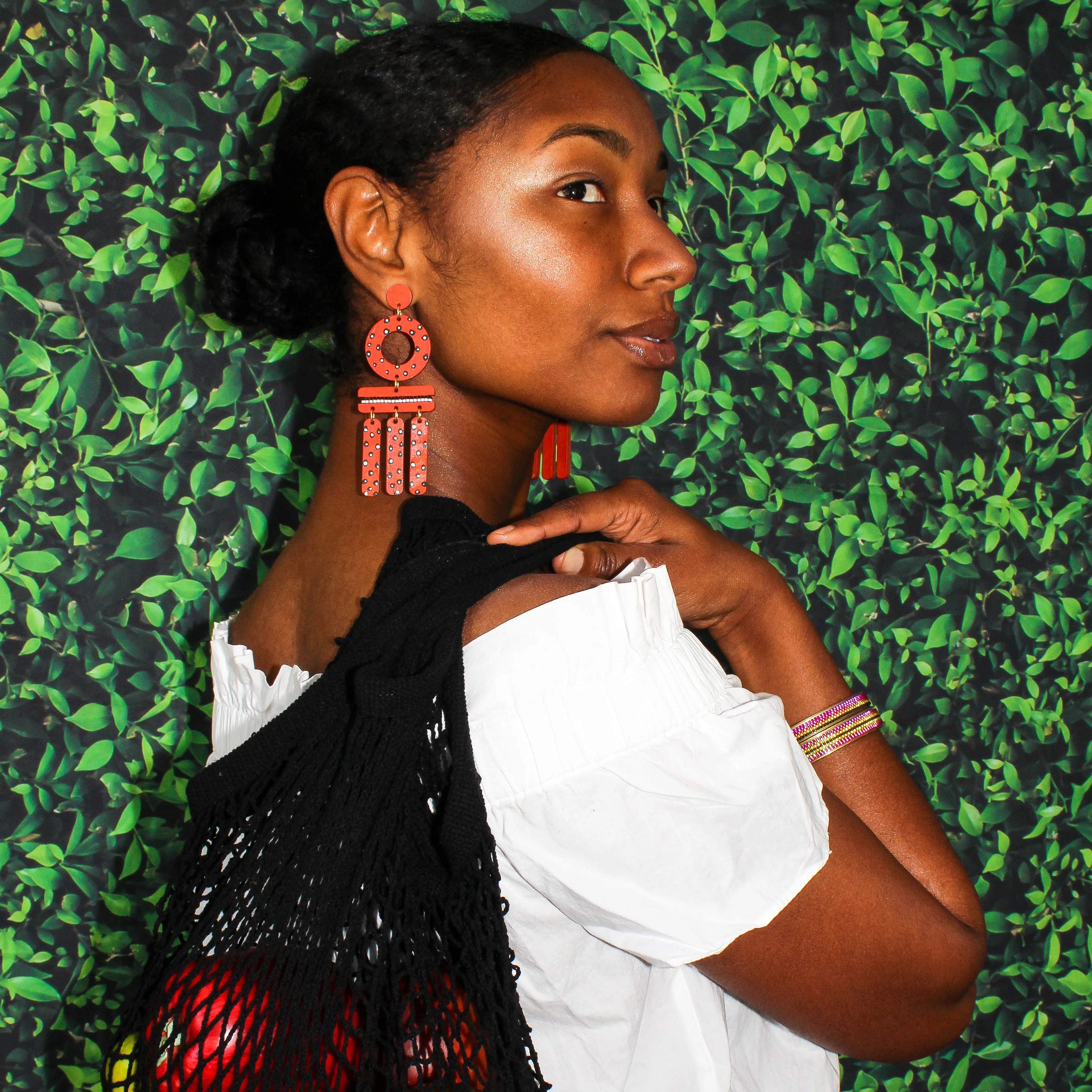 WIND CHIME EARRINGS | PAPAYA