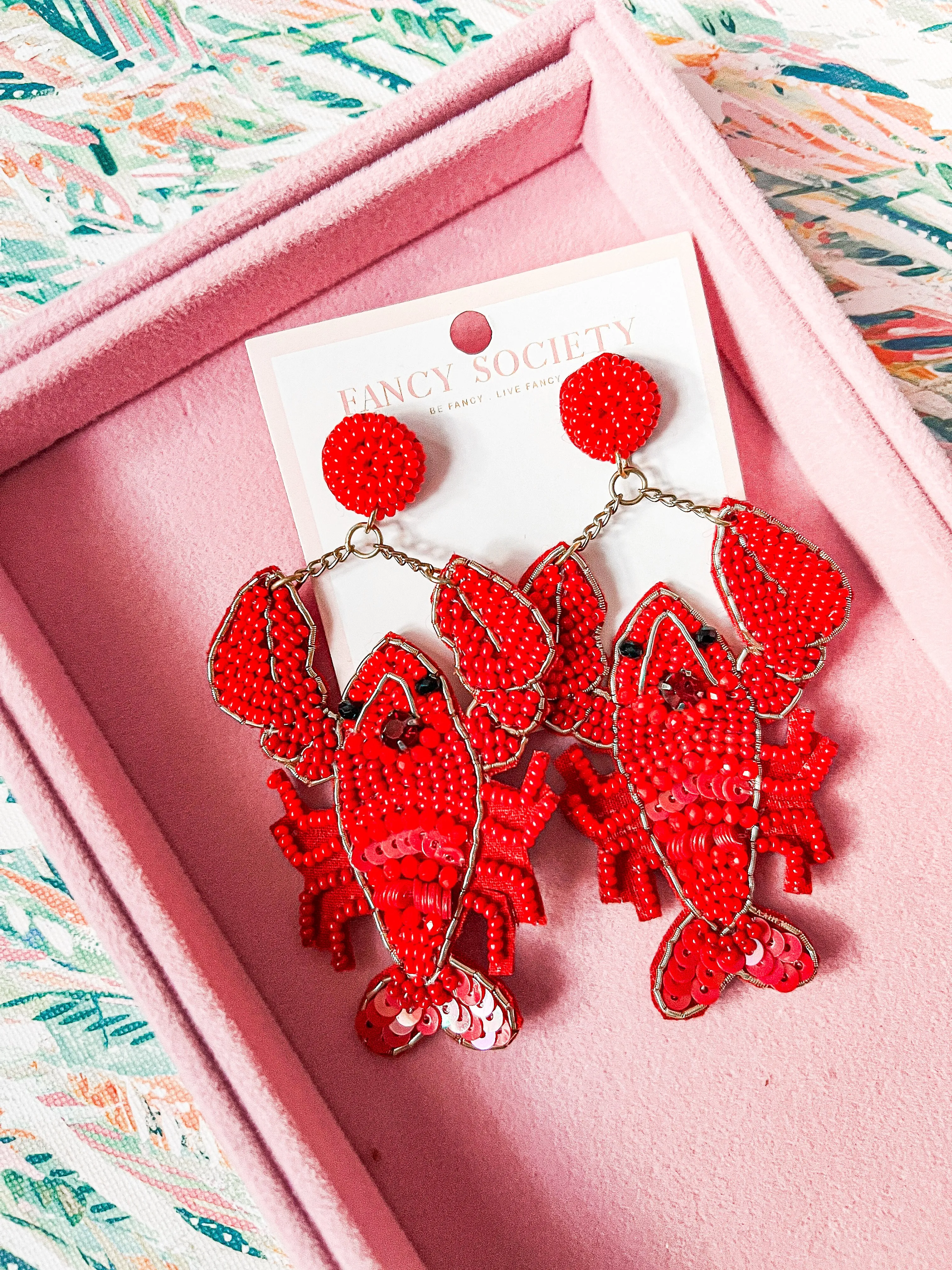 You’re My Lobster Earrings