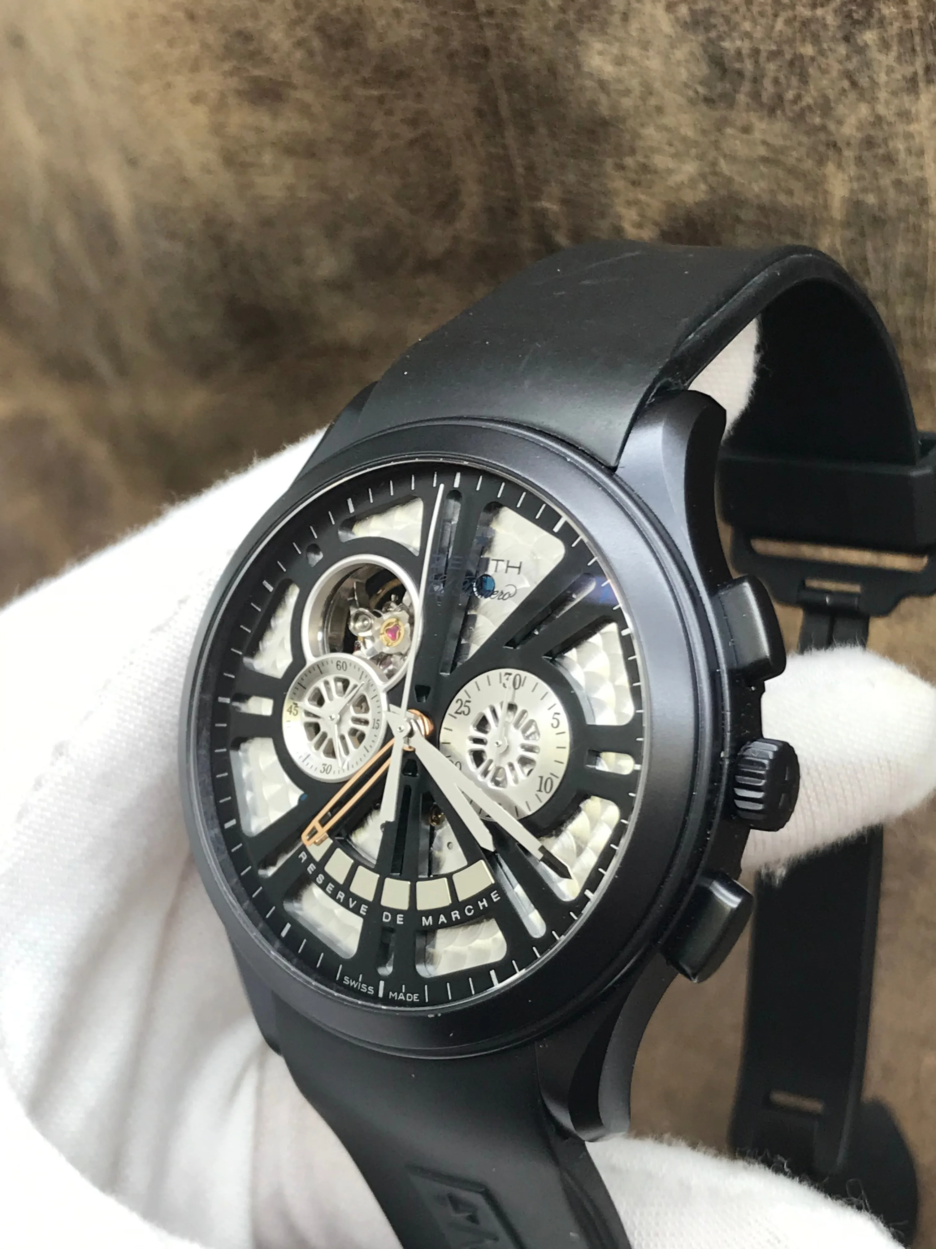Zenith Grande Class 96.0520.4021 Skeleton Dial Automatic Men's Watch