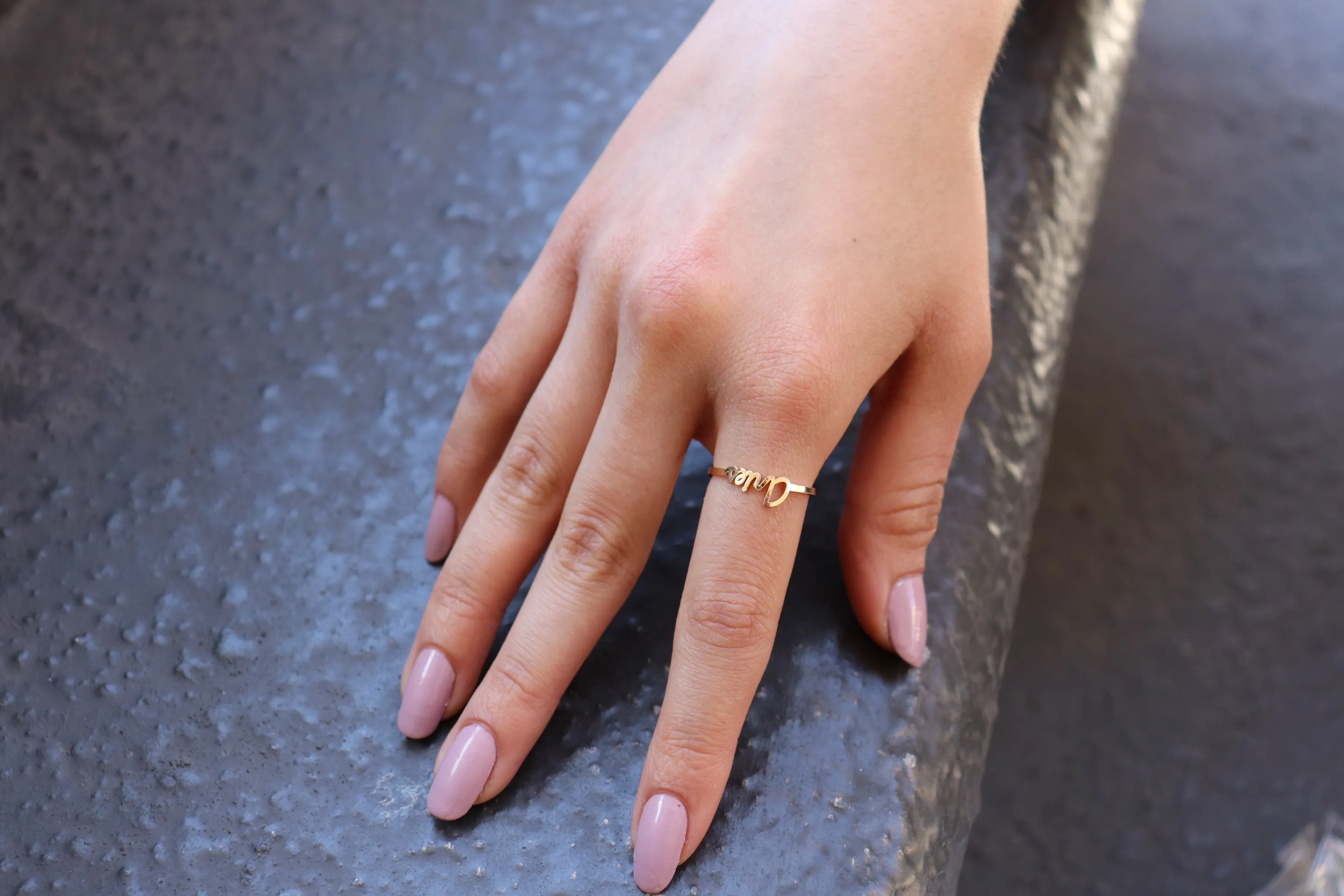 Zodiac Mini Rings-One size fits all- (Select your sign)